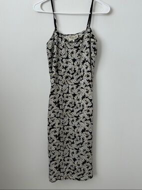 Sea New York 100% Silk Daisy Floral Print Mini Slip Style Dress Size: 2